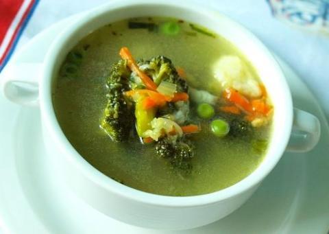 Диетический овощной суп-пюре из капусты для похудения